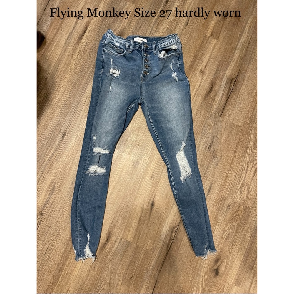 Flying Monkey Skinny jeans size 27